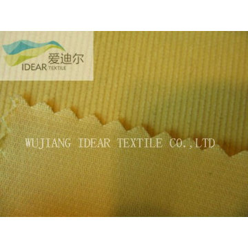 Jaune de 14W 100 % coton rayures velours tissu 320GSM
